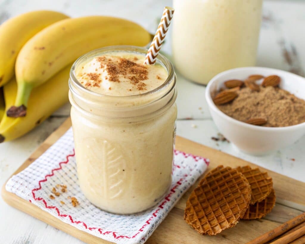 insert bright natural photo thick banana shake i